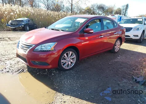 2015 Nissan Sentra Sl из США, поврежденный, VIN 3N1AB7AP8FY254155